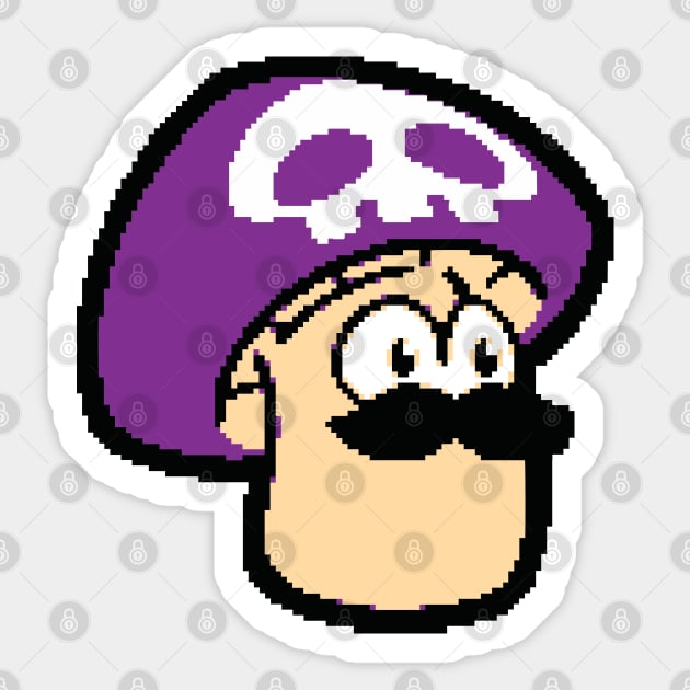 ShroomDood (Pixel/Poison) Sticker by ArtofJMS